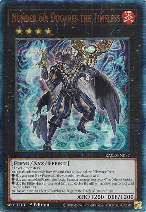 Number 60: Dugares the Timeless (PUR) [RA02-EN037] Prismatic Ultimate Rare | Chromatic Games