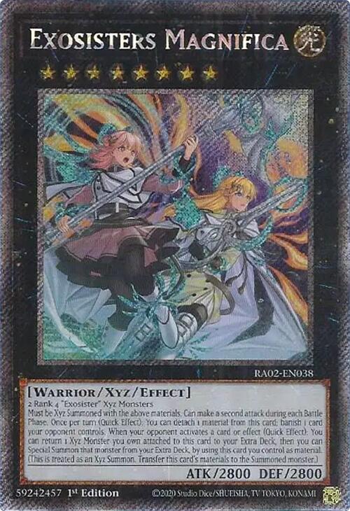 Exosisters Magnifica (Platinum Secret Rare) [RA02-EN038] Platinum Secret Rare | Chromatic Games