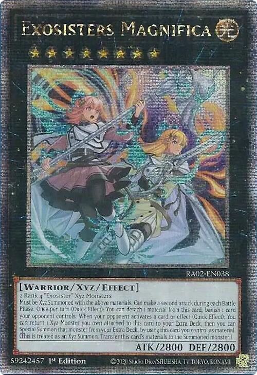 Exosisters Magnifica (Quarter Century Secret Rare) [RA02-EN038] Quarter Century Secret Rare | Chromatic Games