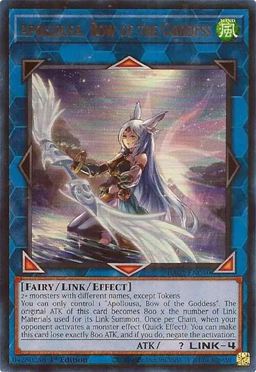 Apollousa, Bow of the Goddess (Alternate Art) (UR) [RA02-EN040] Ultra Rare | Chromatic Games