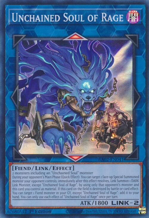 Unchained Soul of Rage [RA02-EN041] Super Rare | Chromatic Games
