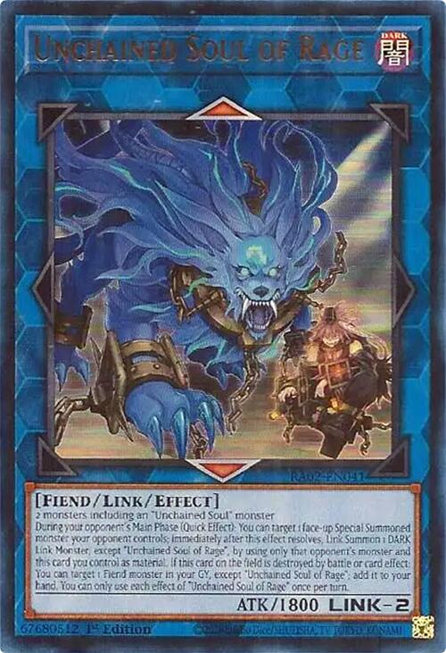 Unchained Soul of Rage (UR) [RA02-EN041] Ultra Rare | Chromatic Games