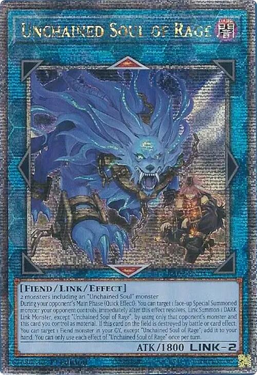 Unchained Soul of Rage (Quarter Century Secret Rare) [RA02-EN041] Quarter Century Secret Rare | Chromatic Games