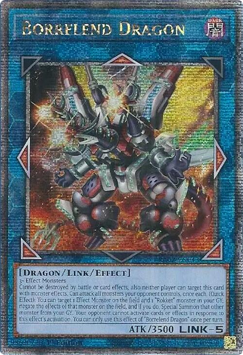 Borrelend Dragon (Quarter Century Secret Rare) [RA02-EN043] Quarter Century Secret Rare | Chromatic Games
