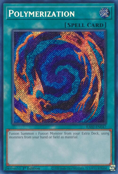 Polymerization (Secret Rare) [RA02-EN047] Secret Rare | Chromatic Games