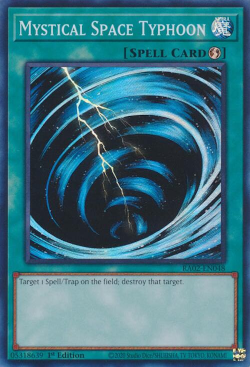 Mystical Space Typhoon [RA02-EN048] Super Rare | Chromatic Games