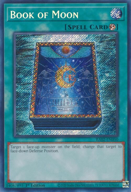 Book of Moon (Secret Rare) [RA02-EN050] Secret Rare | Chromatic Games