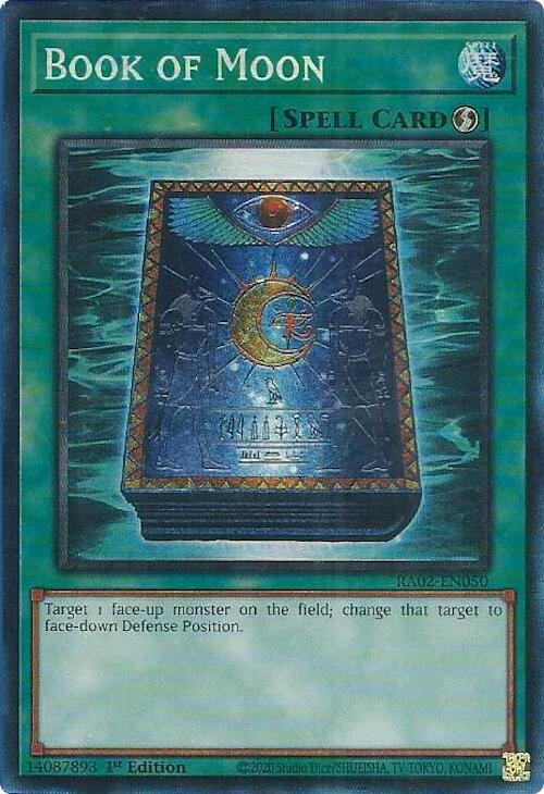 Book of Moon (PCR) [RA02-EN050] Prismatic Collector's Rare | Chromatic Games