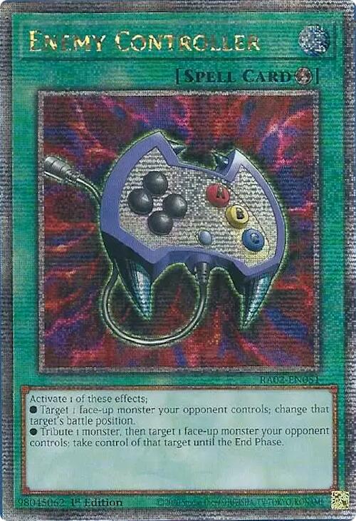 Enemy Controller (Quarter Century Secret Rare) [RA02-EN051] Quarter Century Secret Rare | Chromatic Games