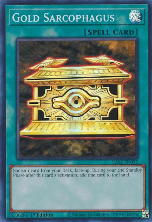Gold Sarcophagus [RA02-EN052] Super Rare | Chromatic Games
