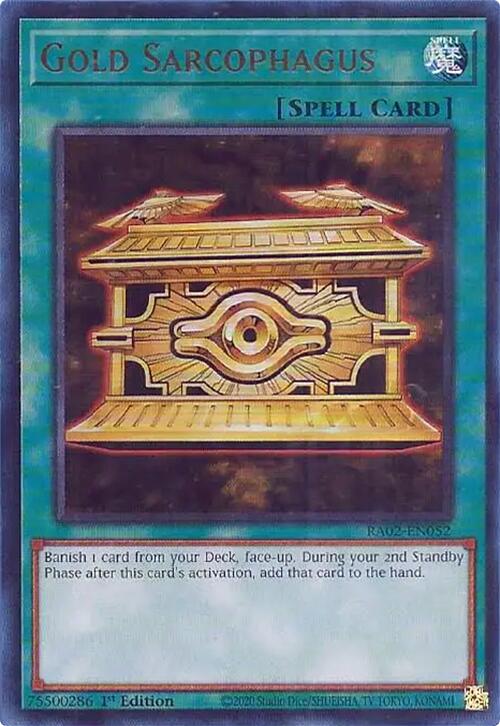 Gold Sarcophagus (UR) [RA02-EN052] Ultra Rare | Chromatic Games