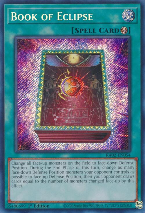 Book of Eclipse (Secret Rare) [RA02-EN054] Secret Rare | Chromatic Games