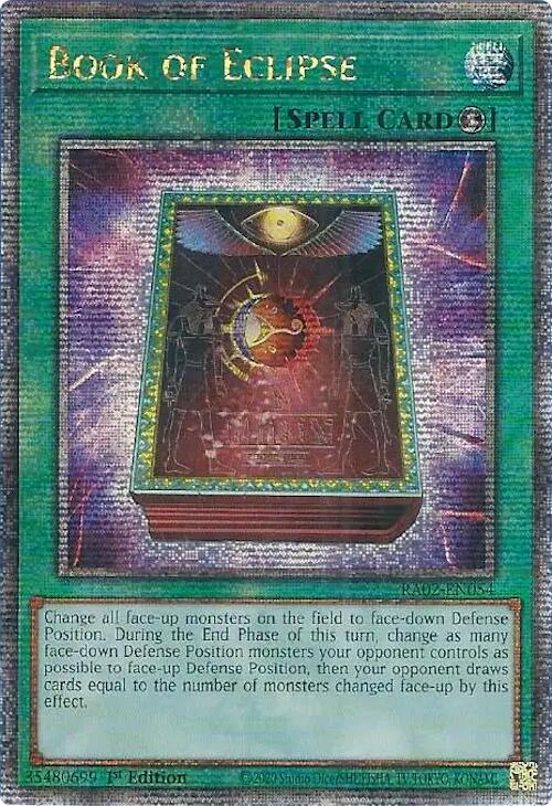 Book of Eclipse (Quarter Century Secret Rare) [RA02-EN054] Quarter Century Secret Rare | Chromatic Games