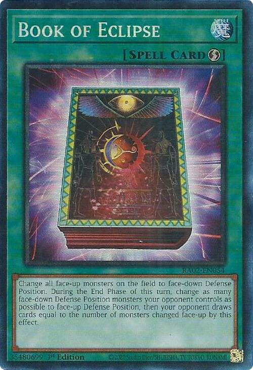 Book of Eclipse (PCR) [RA02-EN054] Prismatic Collector's Rare | Chromatic Games