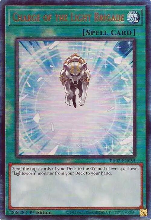 Charge of the Light Brigade (PUR) [RA02-EN055] Prismatic Ultimate Rare | Chromatic Games