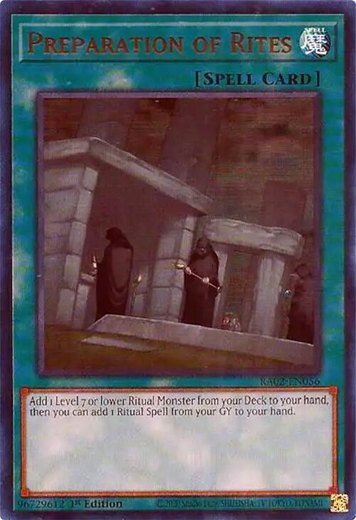 Preparation of Rites (UR) [RA02-EN056] Ultra Rare | Chromatic Games