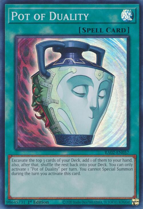 Pot of Duality [RA02-EN057] Super Rare | Chromatic Games