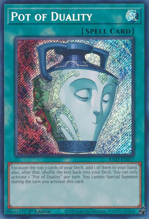 Pot of Duality (Secret Rare) [RA02-EN057] Secret Rare | Chromatic Games