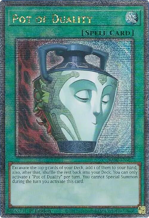 Pot of Duality (Quarter Century Secret Rare) [RA02-EN057] Quarter Century Secret Rare | Chromatic Games