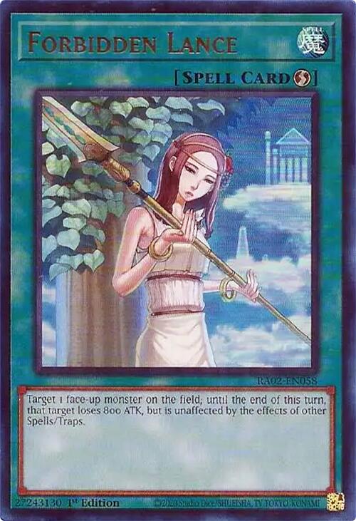 Forbidden Lance (UR) [RA02-EN058] Ultra Rare | Chromatic Games