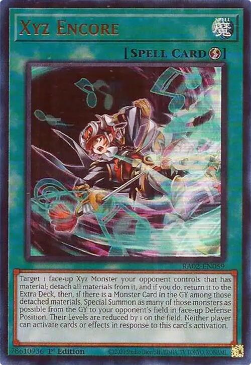 Xyz Encore (UR) [RA02-EN059] Ultra Rare | Chromatic Games