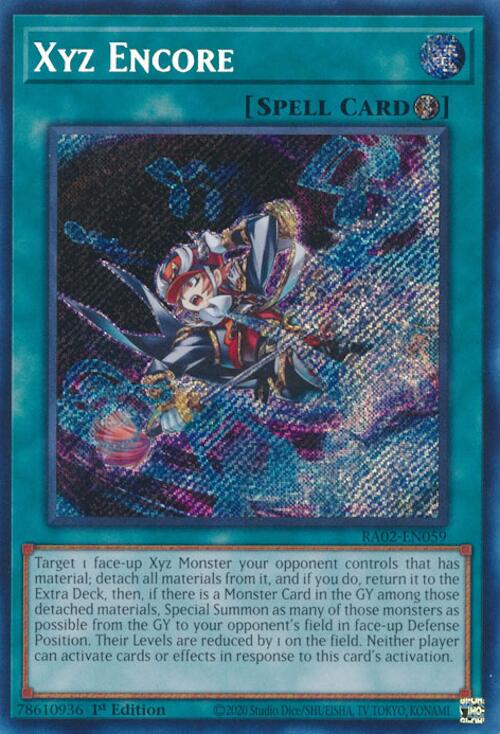 Xyz Encore (Secret Rare) [RA02-EN059] Secret Rare | Chromatic Games