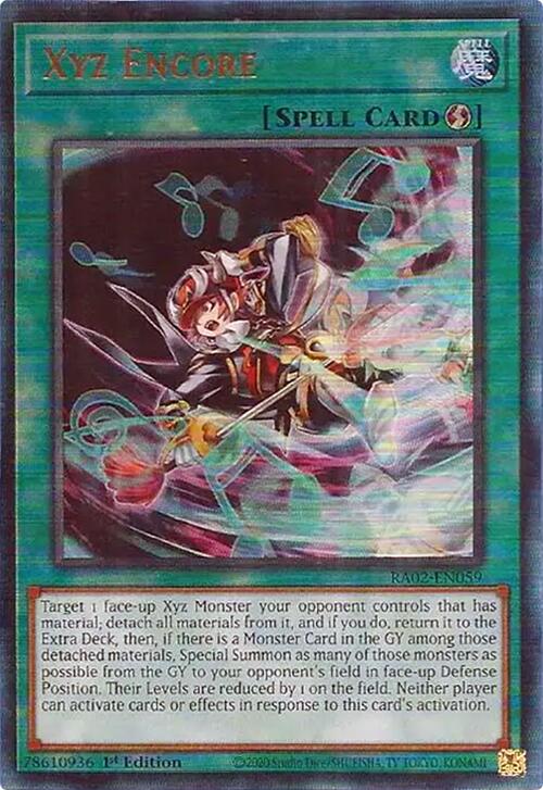 Xyz Encore (PUR) [RA02-EN059] Prismatic Ultimate Rare | Chromatic Games