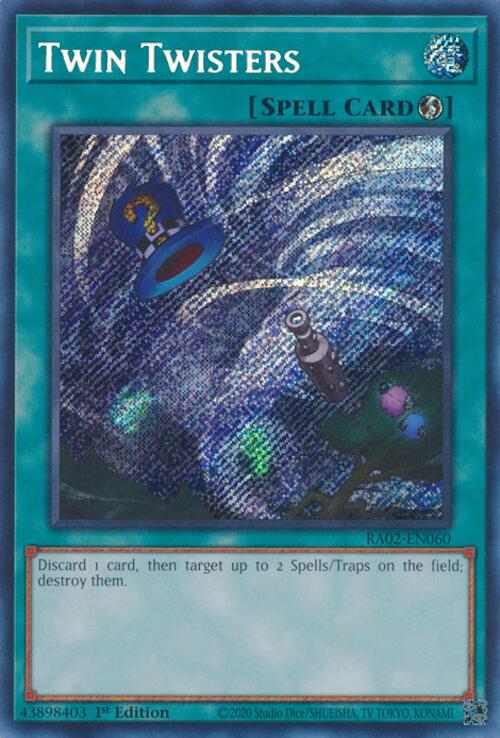 Twin Twisters (Secret Rare) [RA02-EN060] Secret Rare | Chromatic Games