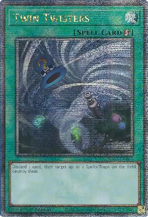 Twin Twisters (Quarter Century Secret Rare) [RA02-EN060] Quarter Century Secret Rare | Chromatic Games