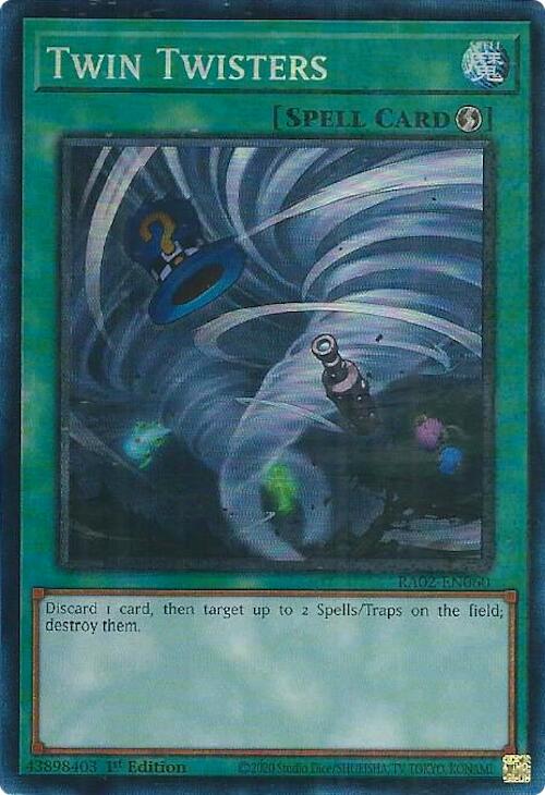 Twin Twisters (PCR) [RA02-EN060] Prismatic Collector's Rare | Chromatic Games