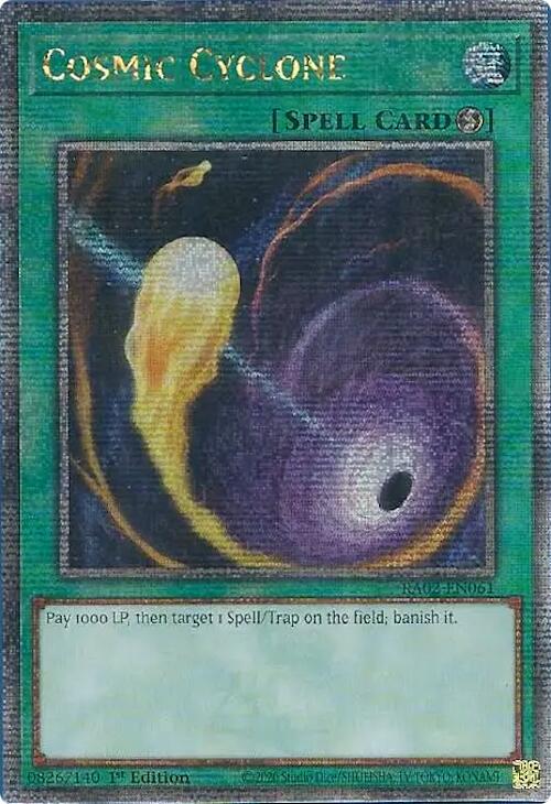 Cosmic Cyclone (Quarter Century Secret Rare) [RA02-EN061] Quarter Century Secret Rare | Chromatic Games