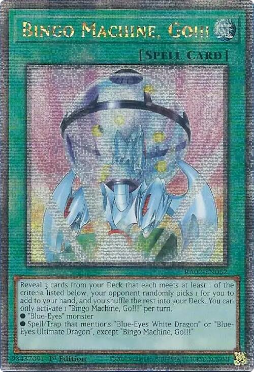 Bingo Machine, Go!!! (Quarter Century Secret Rare) [RA02-EN062] Quarter Century Secret Rare | Chromatic Games