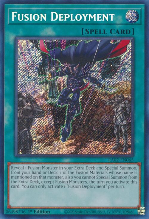 Fusion Deployment (Secret Rare) [RA02-EN065] Secret Rare | Chromatic Games
