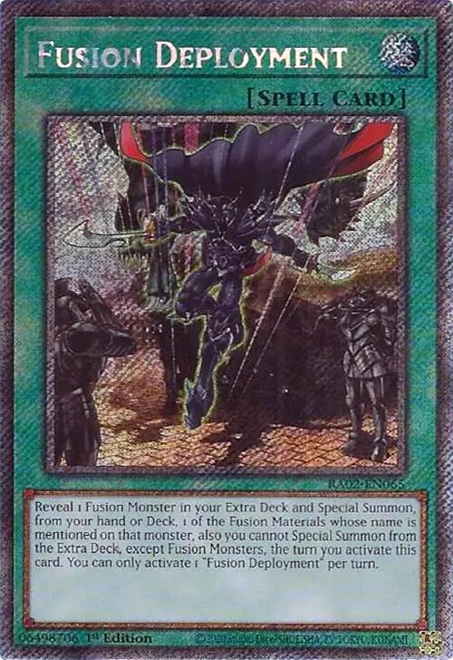 Fusion Deployment (Platinum Secret Rare) [RA02-EN065] Platinum Secret Rare | Chromatic Games