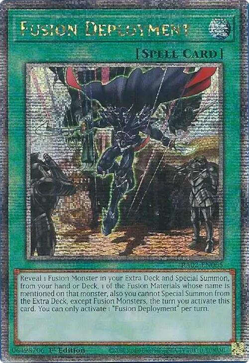 Fusion Deployment (Quarter Century Secret Rare) [RA02-EN065] Quarter Century Secret Rare | Chromatic Games