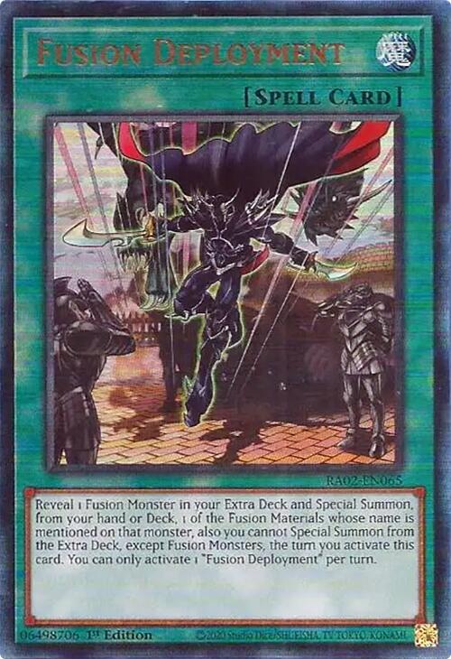 Fusion Deployment (PUR) [RA02-EN065] Prismatic Ultimate Rare | Chromatic Games