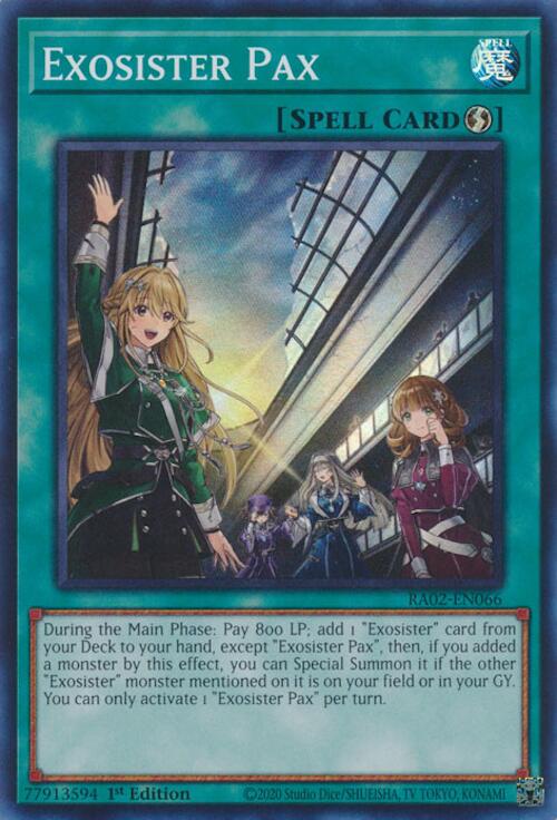 Exosister Pax [RA02-EN066] Super Rare | Chromatic Games