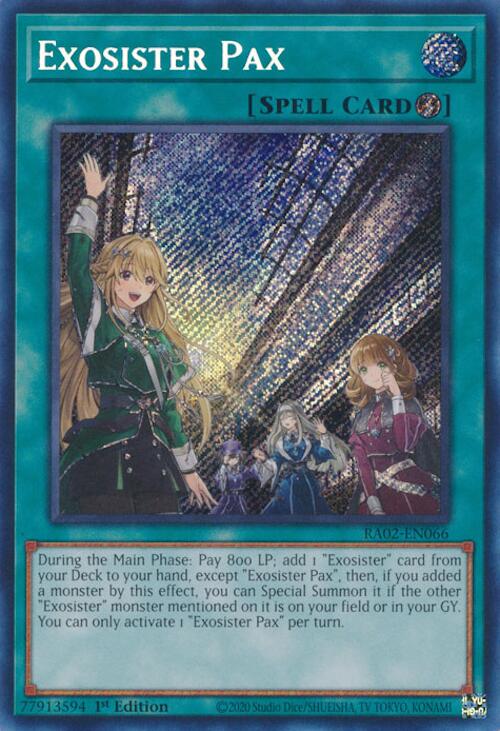 Exosister Pax (Secret Rare) [RA02-EN066] Secret Rare | Chromatic Games