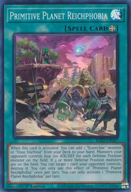 Primitive Planet Reichphobia [RA02-EN067] Super Rare | Chromatic Games