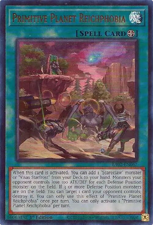 Primitive Planet Reichphobia (UR) [RA02-EN067] Ultra Rare | Chromatic Games