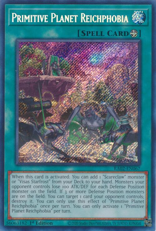 Primitive Planet Reichphobia (Secret Rare) [RA02-EN067] Secret Rare | Chromatic Games