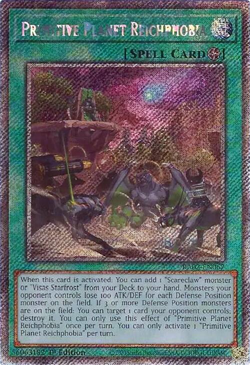 Primitive Planet Reichphobia (Platinum Secret Rare) [RA02-EN067] Platinum Secret Rare | Chromatic Games