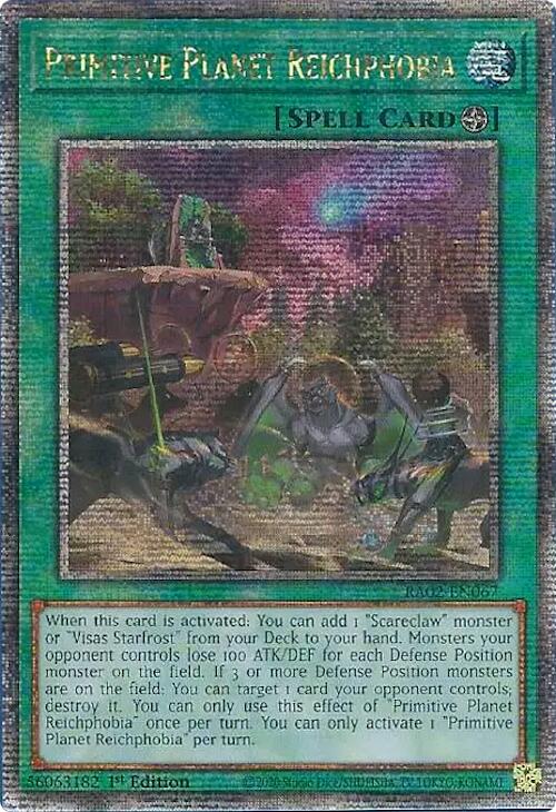 Primitive Planet Reichphobia (Quarter Century Secret Rare) [RA02-EN067] Quarter Century Secret Rare | Chromatic Games