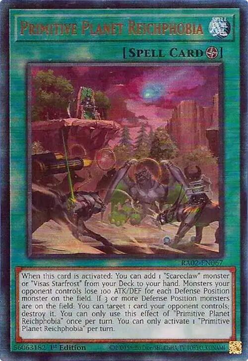 Primitive Planet Reichphobia (PUR) [RA02-EN067] Prismatic Ultimate Rare | Chromatic Games