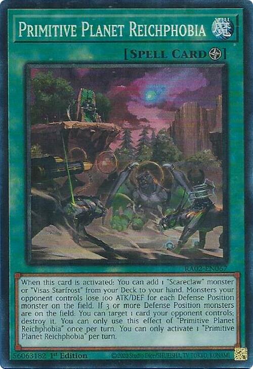 Primitive Planet Reichphobia (PCR) [RA02-EN067] Prismatic Collector's Rare | Chromatic Games