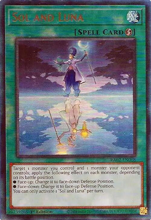 Sol and Luna (PUR) [RA02-EN068] Prismatic Ultimate Rare | Chromatic Games