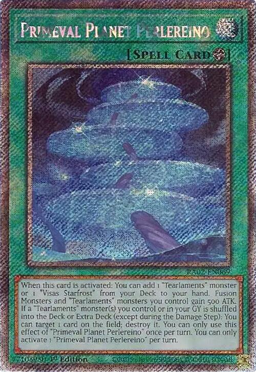 Primeval Planet Perlereino (Platinum Secret Rare) [RA02-EN069] Platinum Secret Rare | Chromatic Games