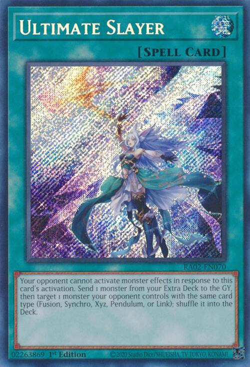 Ultimate Slayer (Secret Rare) [RA02-EN070] Secret Rare | Chromatic Games