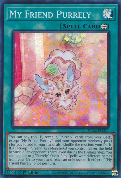 My Friend Purrely [RA02-EN071] Super Rare | Chromatic Games