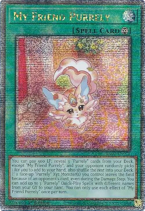 My Friend Purrely (Quarter Century Secret Rare) [RA02-EN071] Quarter Century Secret Rare | Chromatic Games